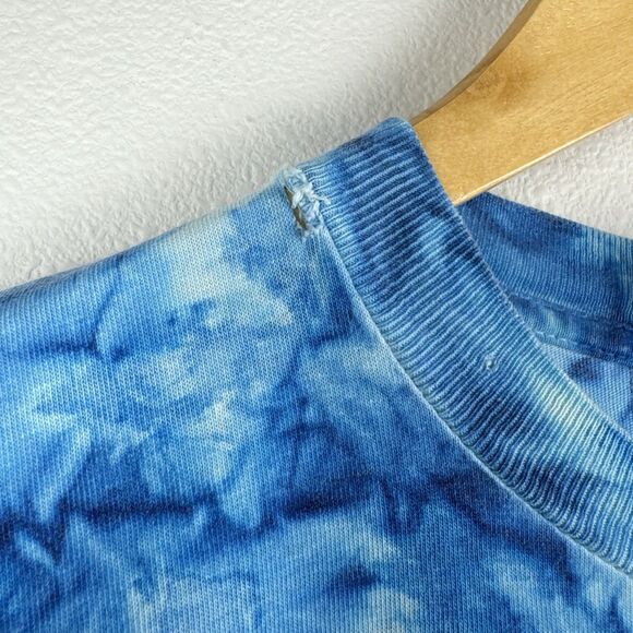 Vintage Bayside Miami Shirt Size Large AOP Waves Single Stitch 90's Trade Winds - Picture 9 of 9